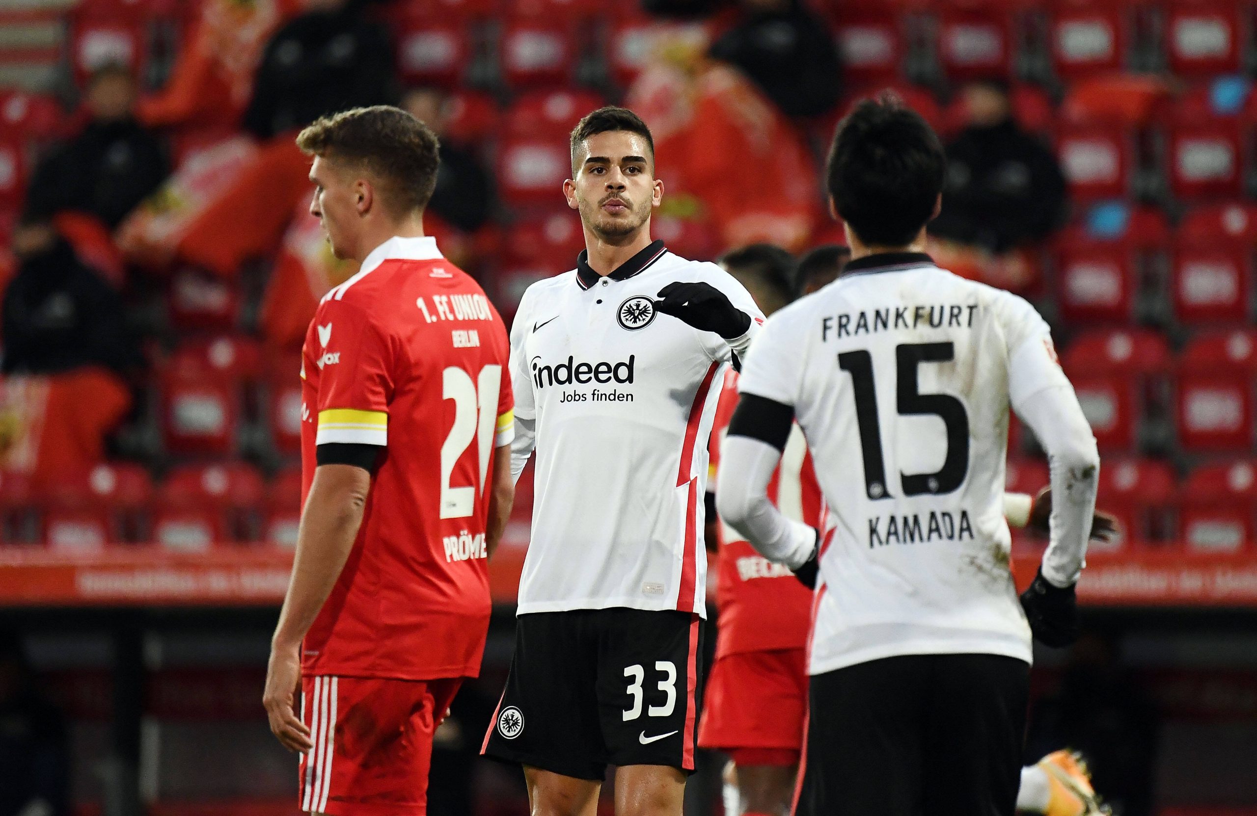 André Silva auteur d'un doublé avec Frankfurt André Silva avec Frankfurt
