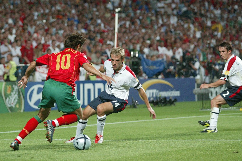Contes das Quinas : Rui Costa, l'aigle royal Rui Costa face à Phil Neville