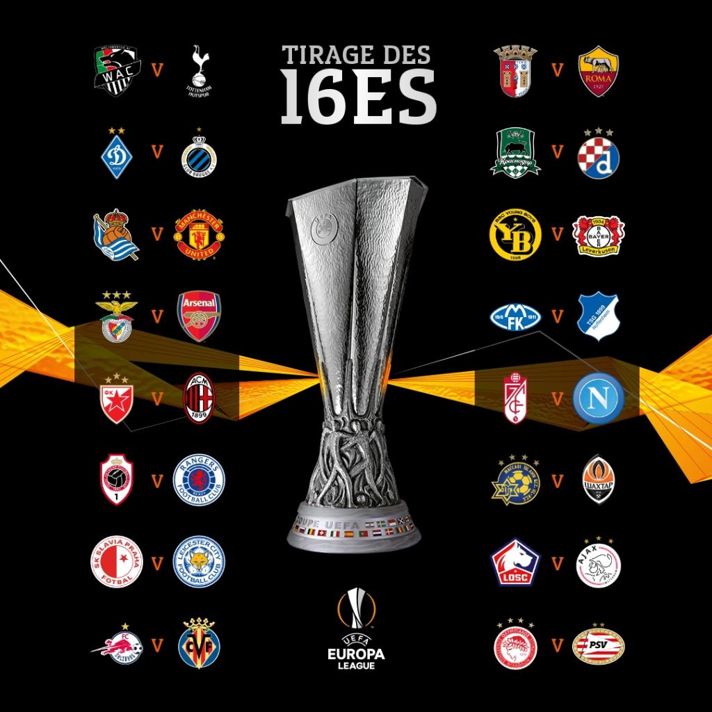 Europa League : Le SL Benfica affrontera Arsenal Europa League : Le SL Benfica affrontera Arsenal