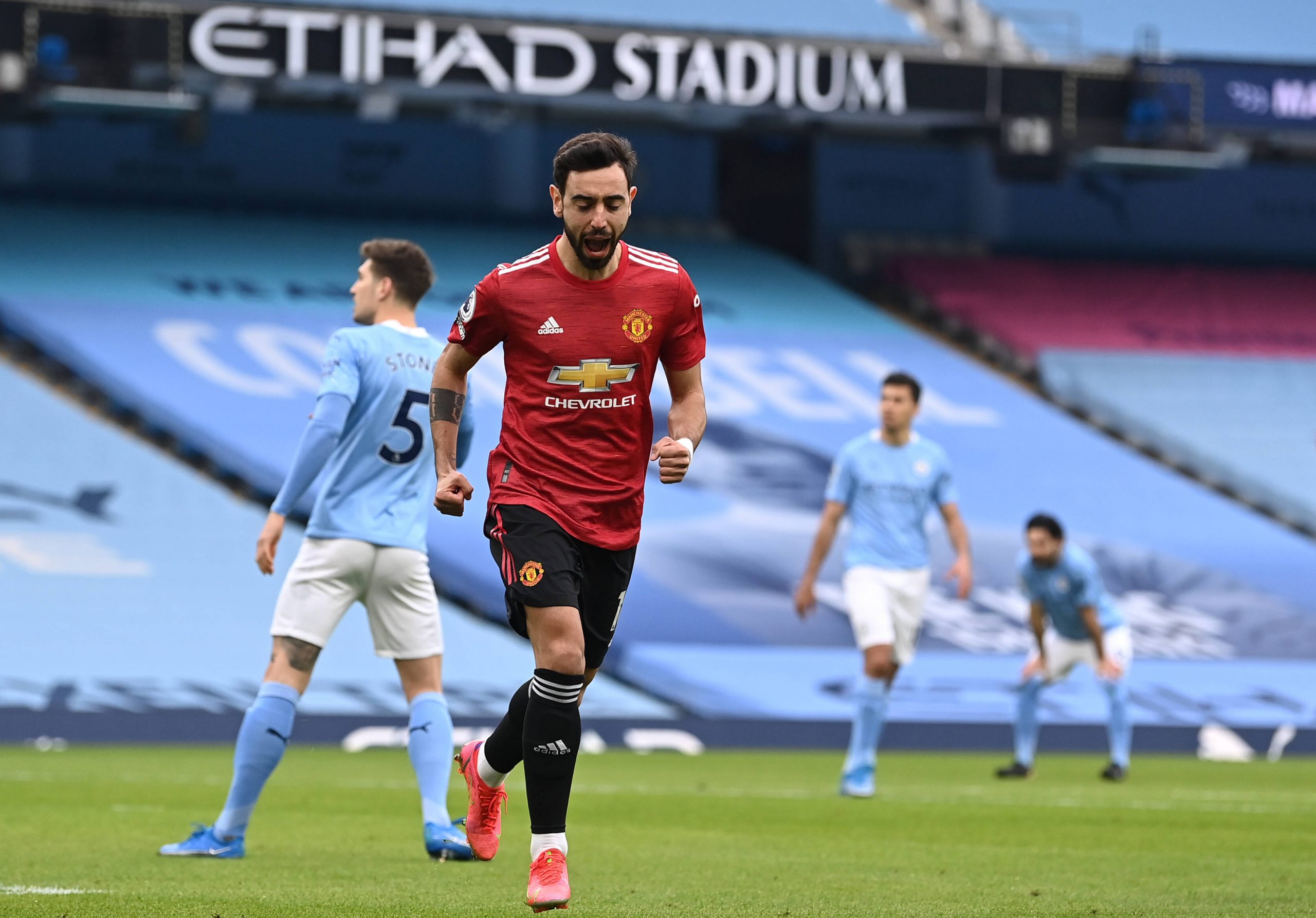 Bruno Fernandes buteur lors du derby de Manchester ! Bruno Fernandes buteur lors du derby de Manchester !