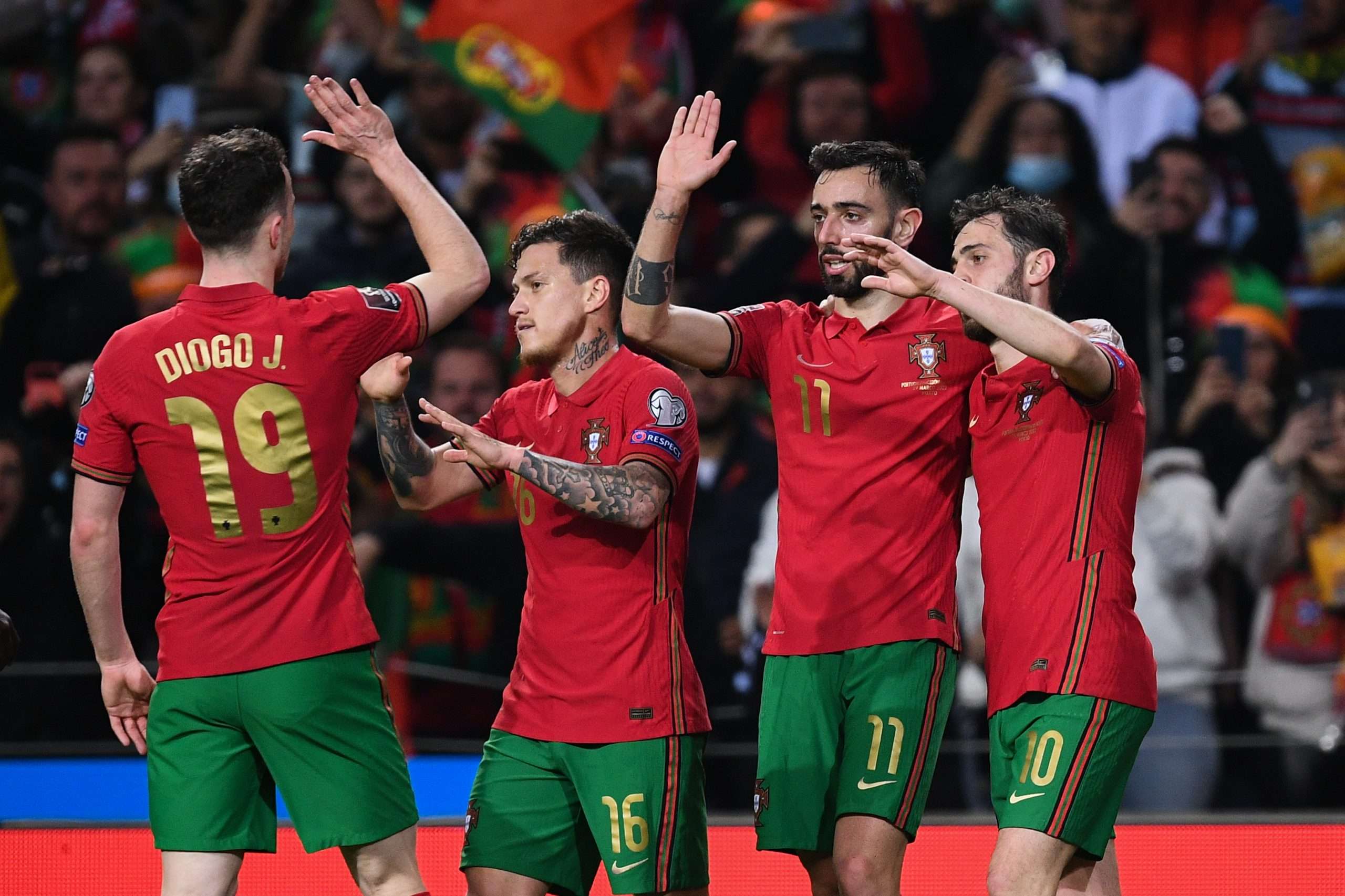 L'équipe du Portugal savoure sa victoire