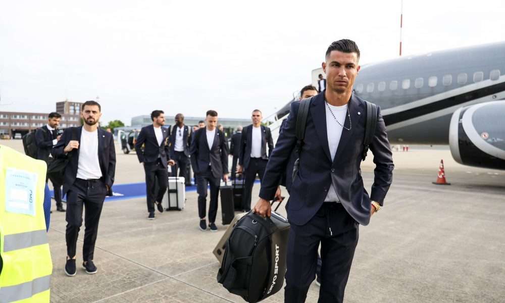 The Portuguese national team arrived in Germany