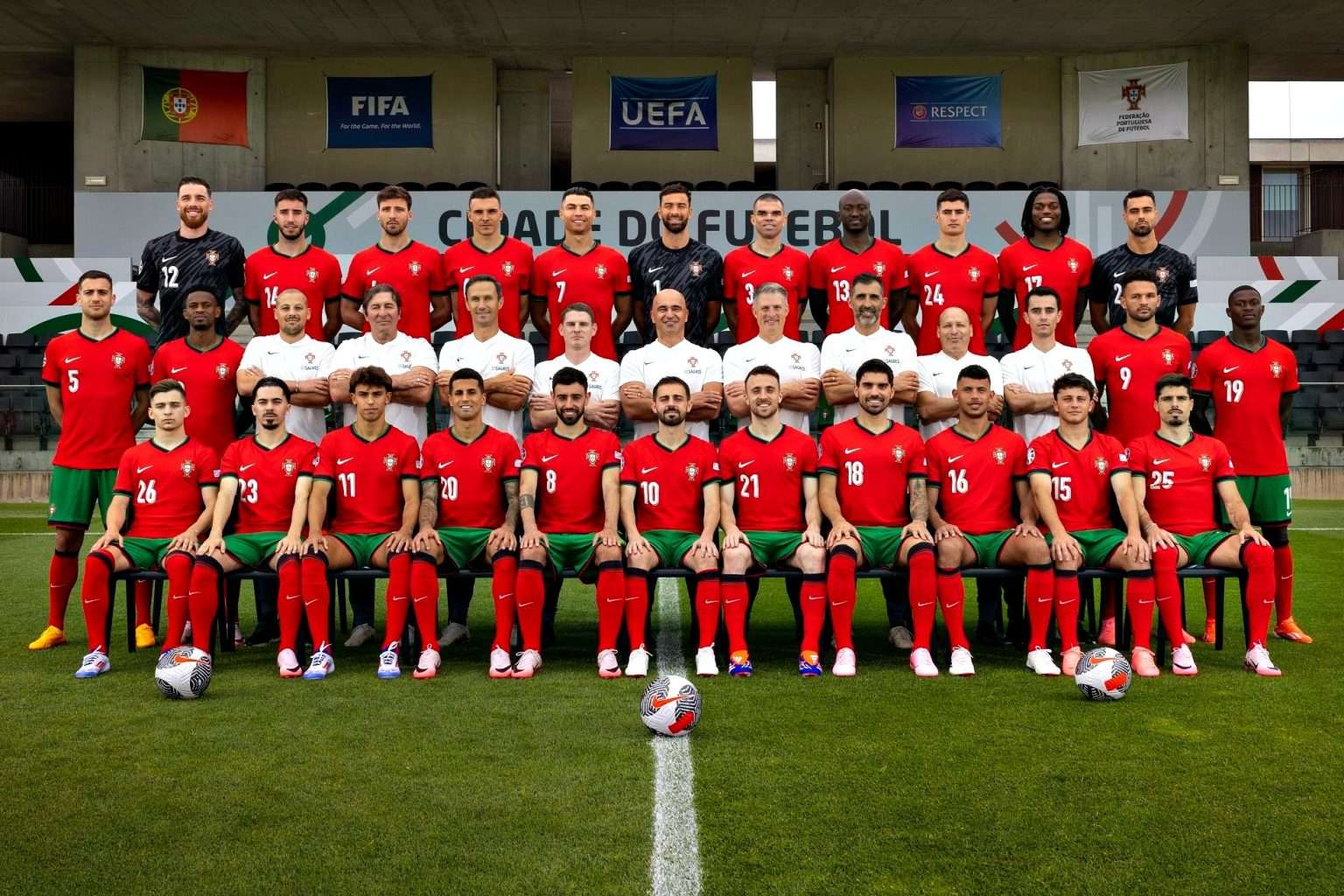 Euro 2024 : la photo officielle de l'équipe du Portugal